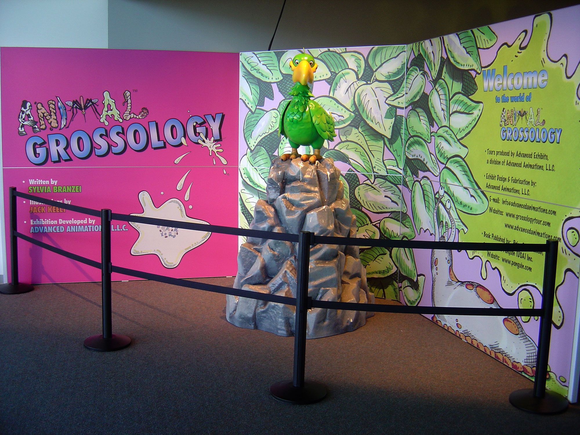 Animal Grossology exhibition entrance