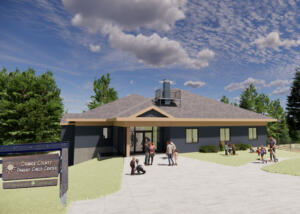 Architects' rendering of the new Woodlands Campus of the OCPCC