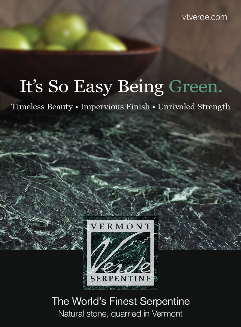 Vermont Verde print ad by The Imagination Company