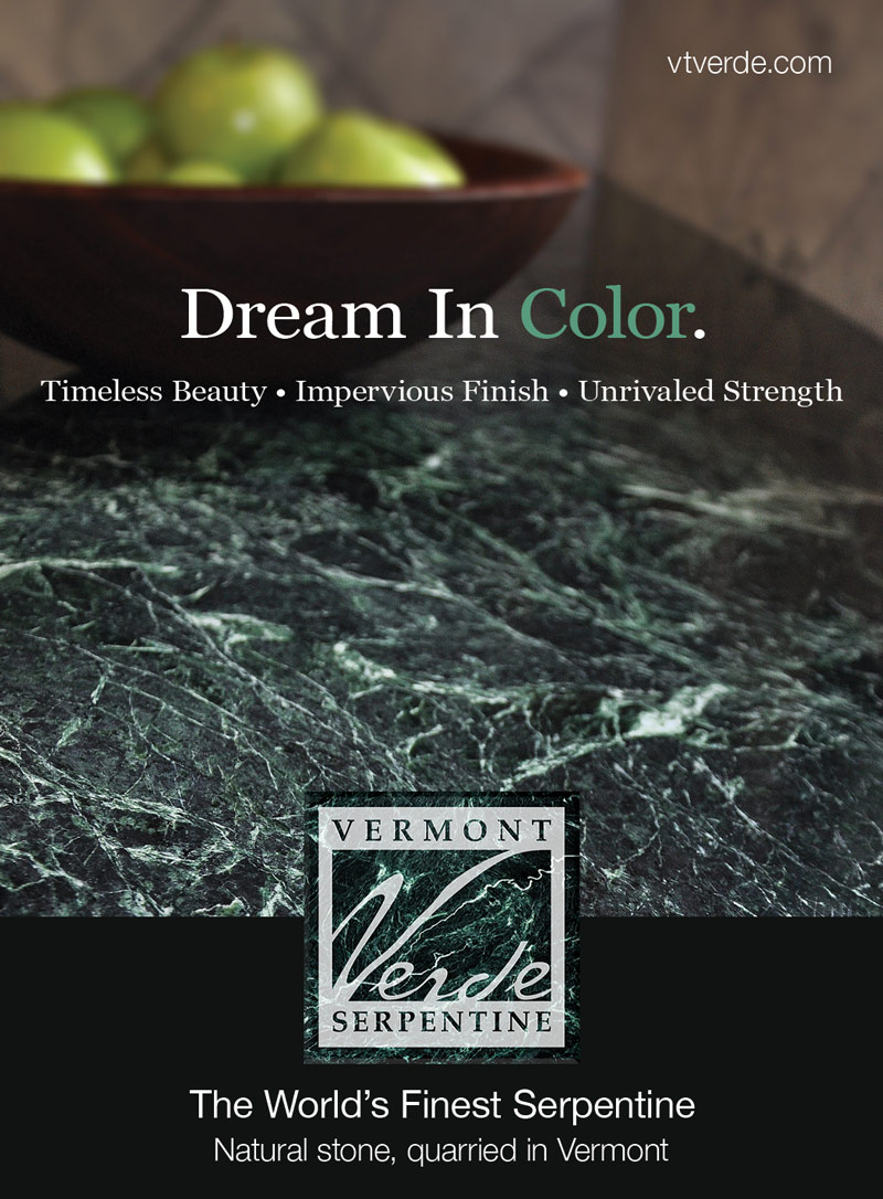 Vermont Verde print ad by The Imagination Company